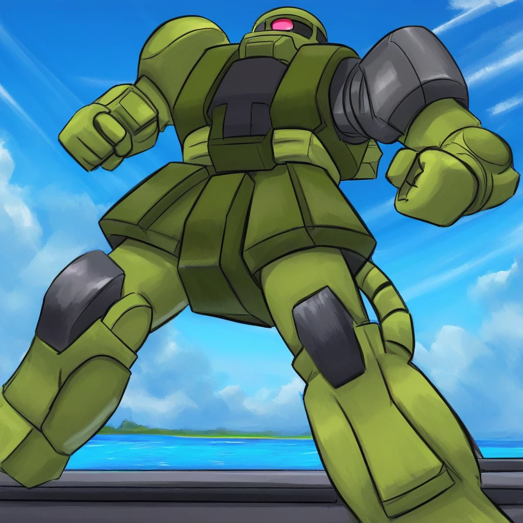 MS 06F Zaku II V1 c
