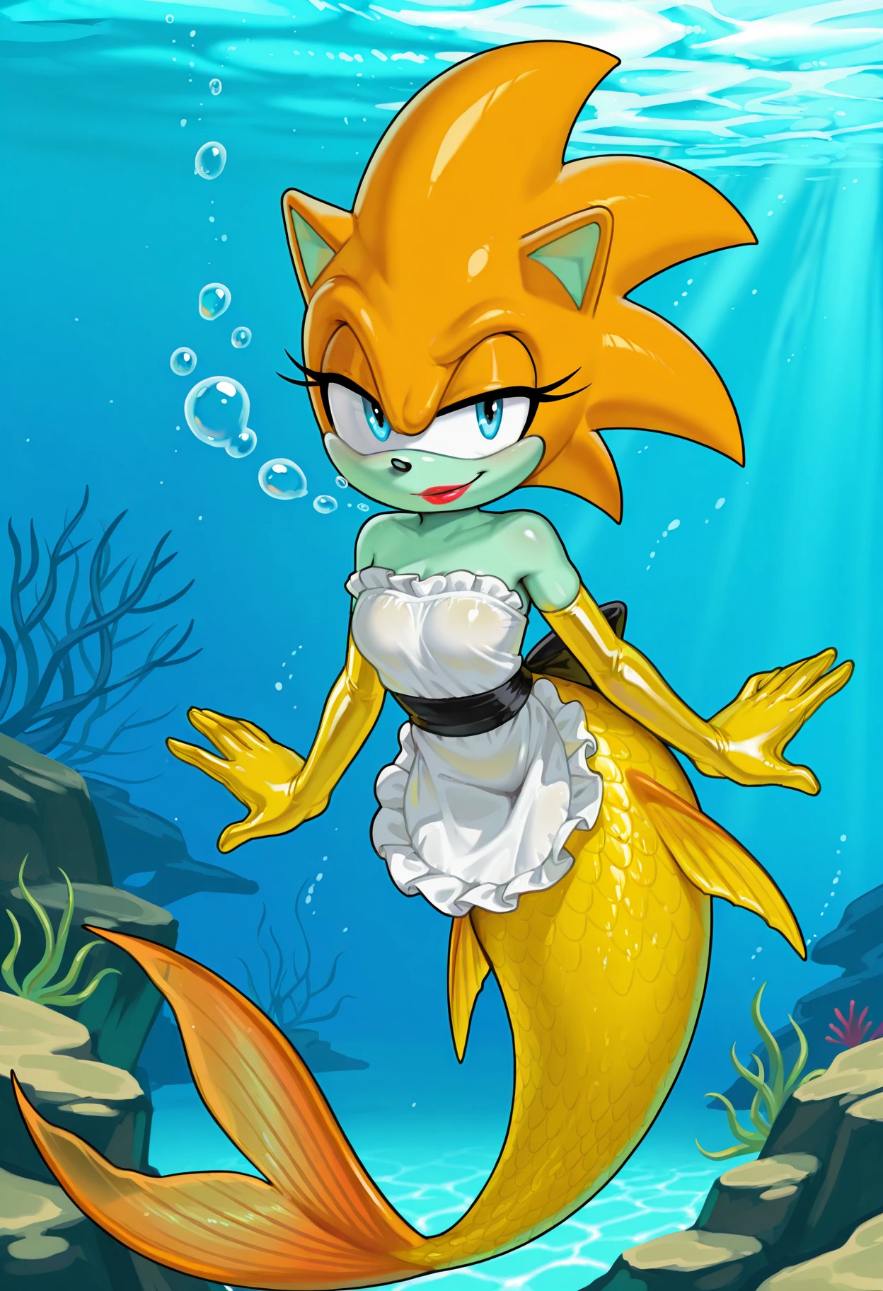 Merna the merhog (sonic) Merna the merhog