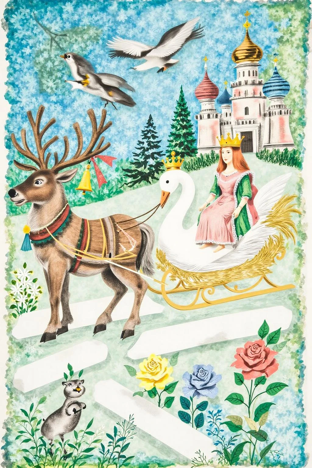 Garden Wonderland: Children's Book Illustration Style
