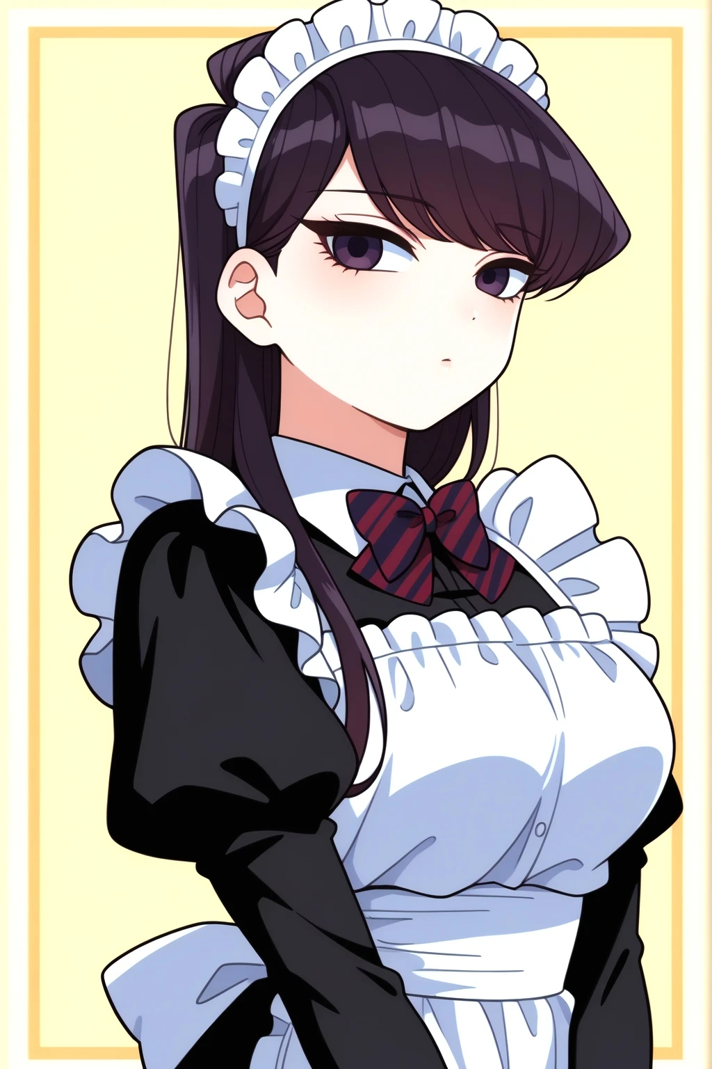 <lora:Shouko_Komi:0.8> Shouko Komi, maid, maid headdress
