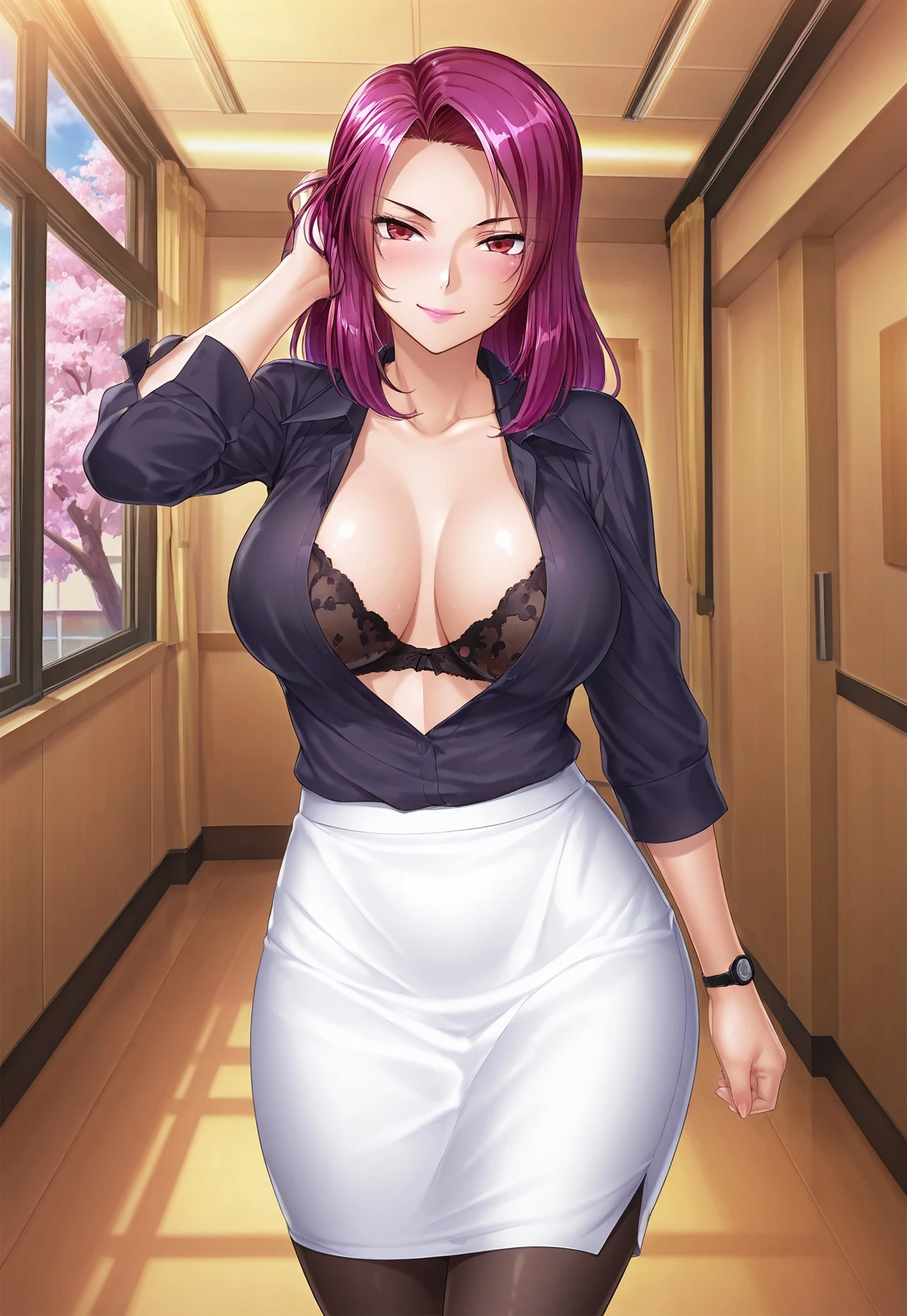 Koukawa Oboro (Taimanin Asagi Zero) Oboro Zero (Illustrious)