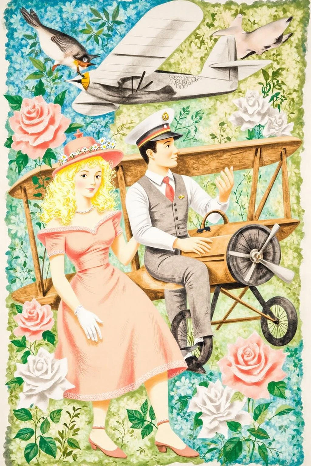 Garden Wonderland: Children's Book Illustration Style