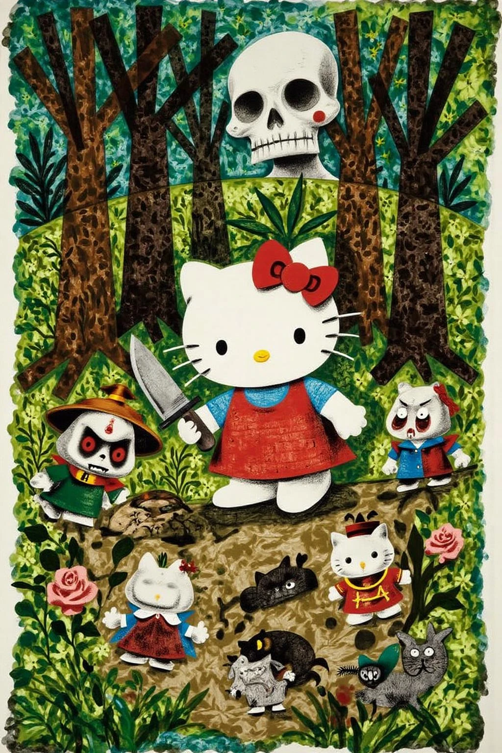 Garden Wonderland: Children's Book Illustration Style