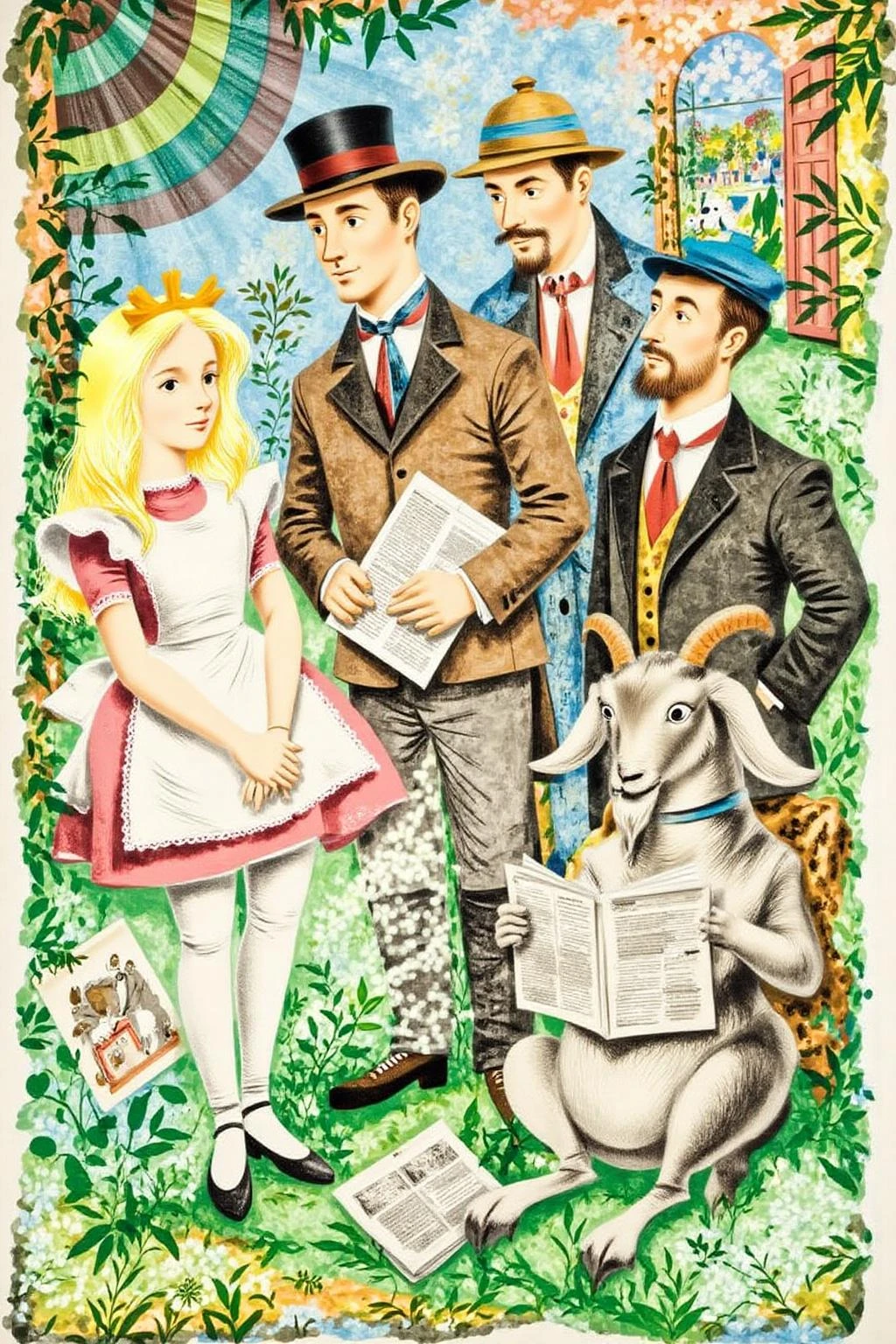 Garden Wonderland: Children's Book Illustration Style