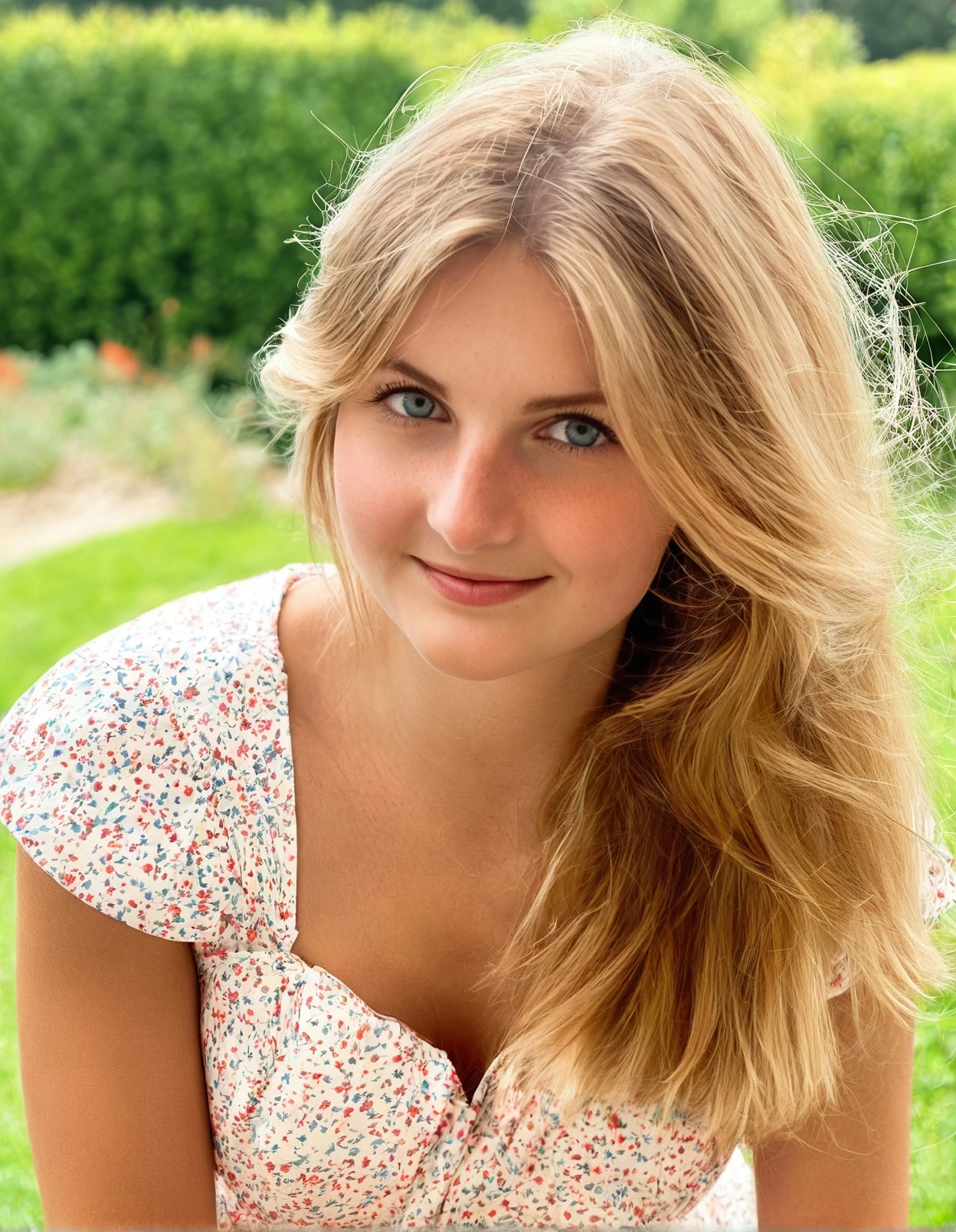 Cute beautiful (blonde hair and blue eyes) with yellow sweater, sehr detailliert, 19 Jahre alt, unschuldiges Gesicht, naturally wavy hair, high-res, Meisterwerk, best quality, komplizierte Details, sehr detailliert, scharf Fokus, detaillierte Haut, realistische Hauttextur, Textur, detaillierte Augen, professionell, 4k, charming smile, aufgenommen mit Canon, 85 mm, light depth of field, Kodak Vision-Farbe, perfectly fitting body, extrem detailliert, Foto_\(ultra\), fotorealistisch, realistisch, Nachbearbeitung, maximale Details, Rauheit, echtes Leben, ultrarealistisch, Fotorealismus, Fotografie, 8k uhd, Fotografie, full body, realistic eyes, realistic eye brows