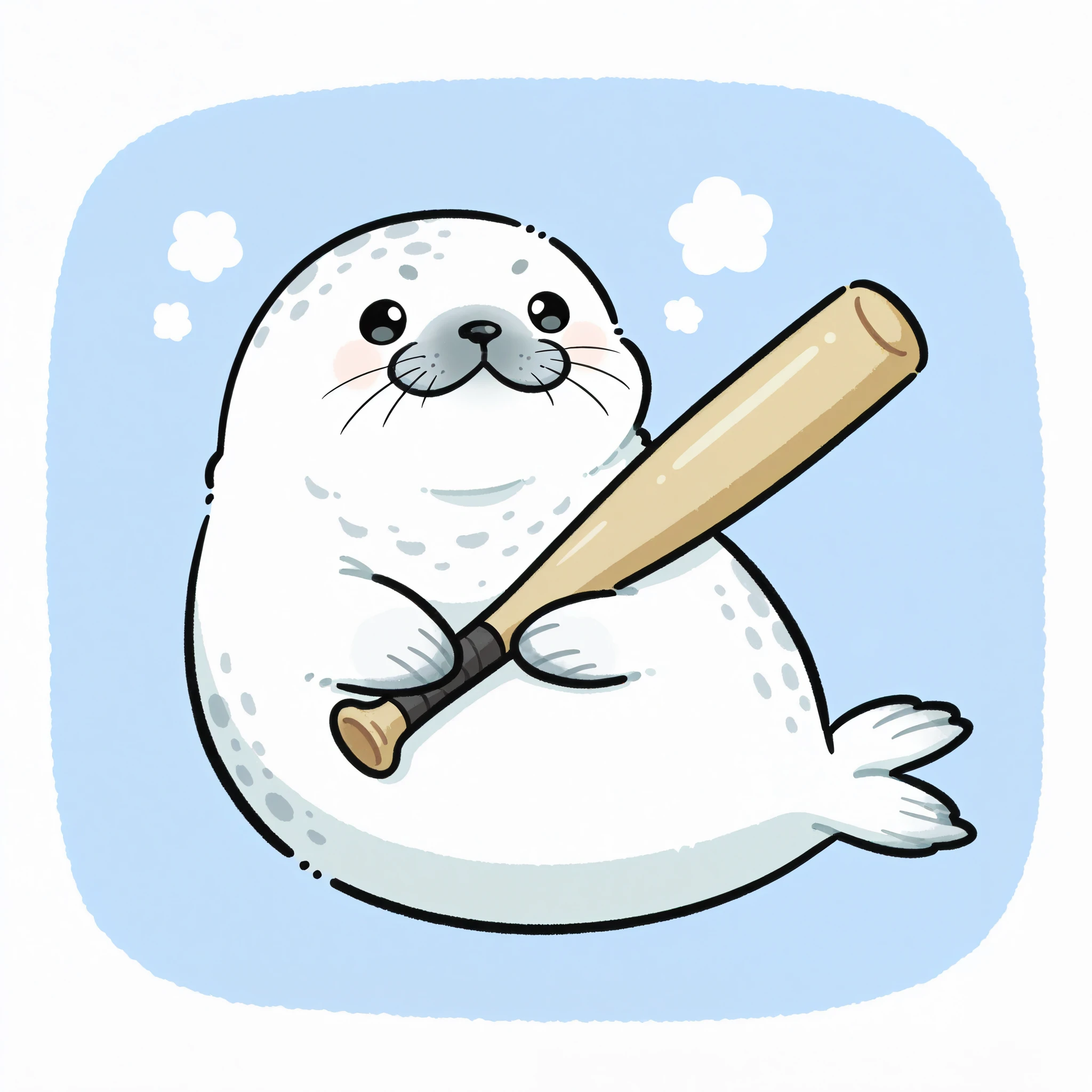 Illustrious Animals - Spotted Seal illust