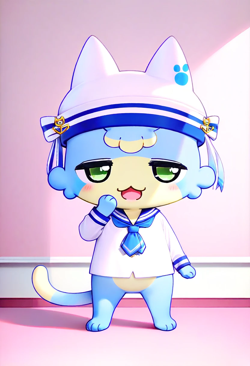 umineko miumi (gyalaxtoycat), by nyalia, by alens, full body, general, solo, furry, cute, kemono, masterpiece, best quality, very aesthetic, absurdres, <lora:miumi-10:1.00>,
