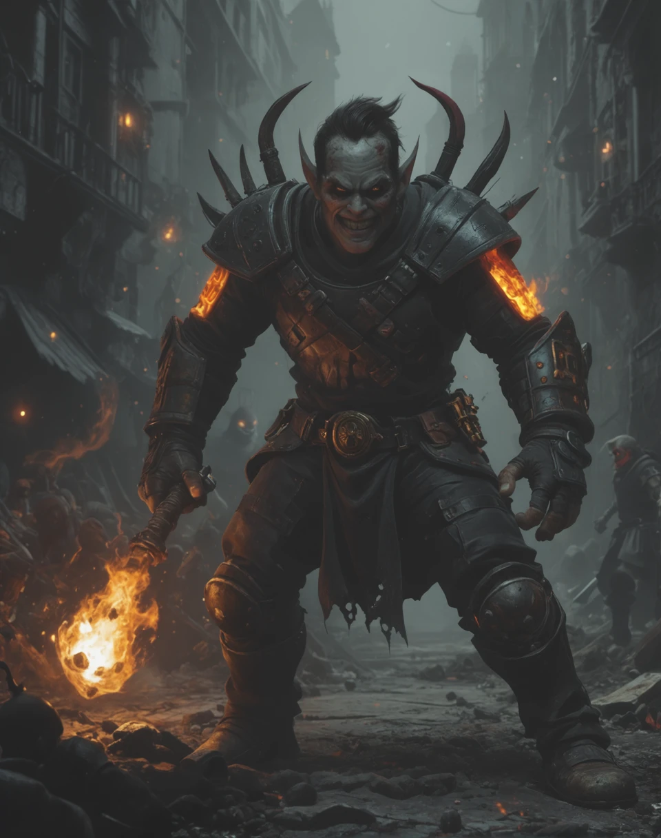 dungeons and dragons, brawl, vibrant colors