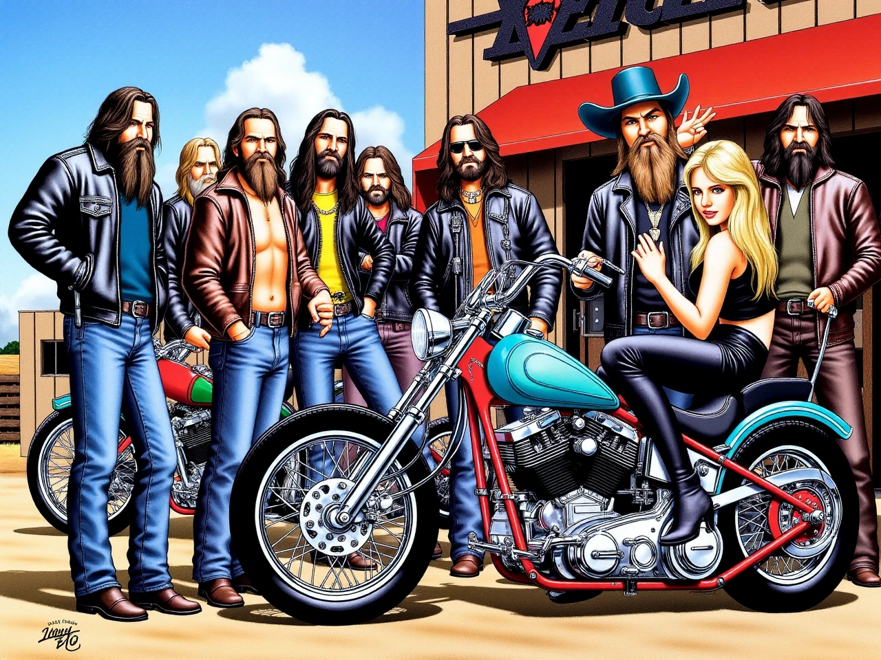 David Mann Artwork style V1