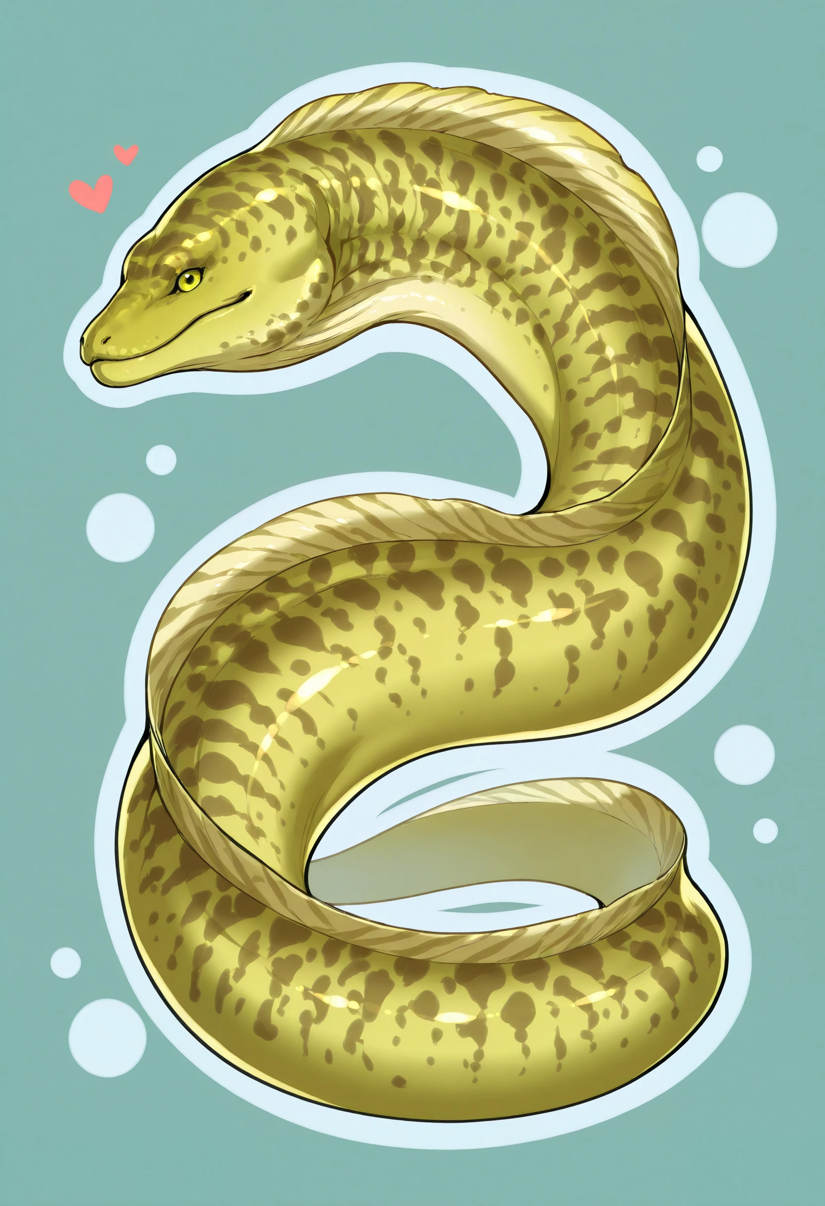 Illustrious Animals - Moray Eel illust