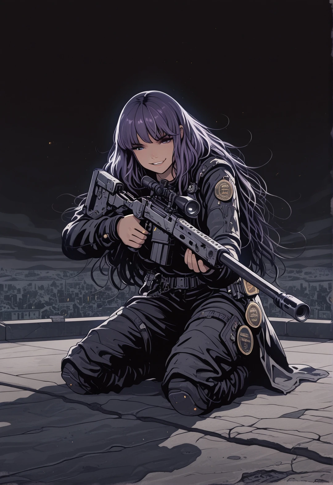 Neurocore Anime Shadow Circuit by ChronoKight - [FLUX & IL]
