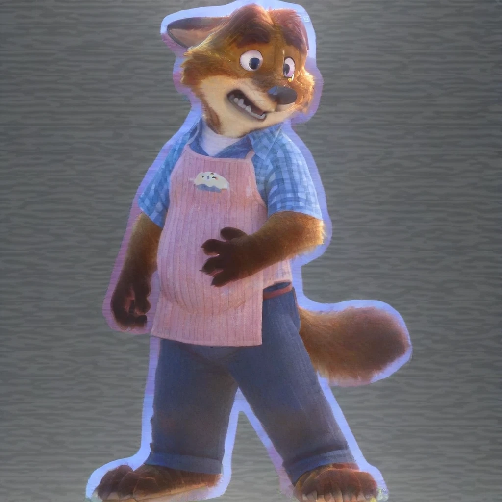 standing, solo, full body, furry male, 1boy, furry, anthro