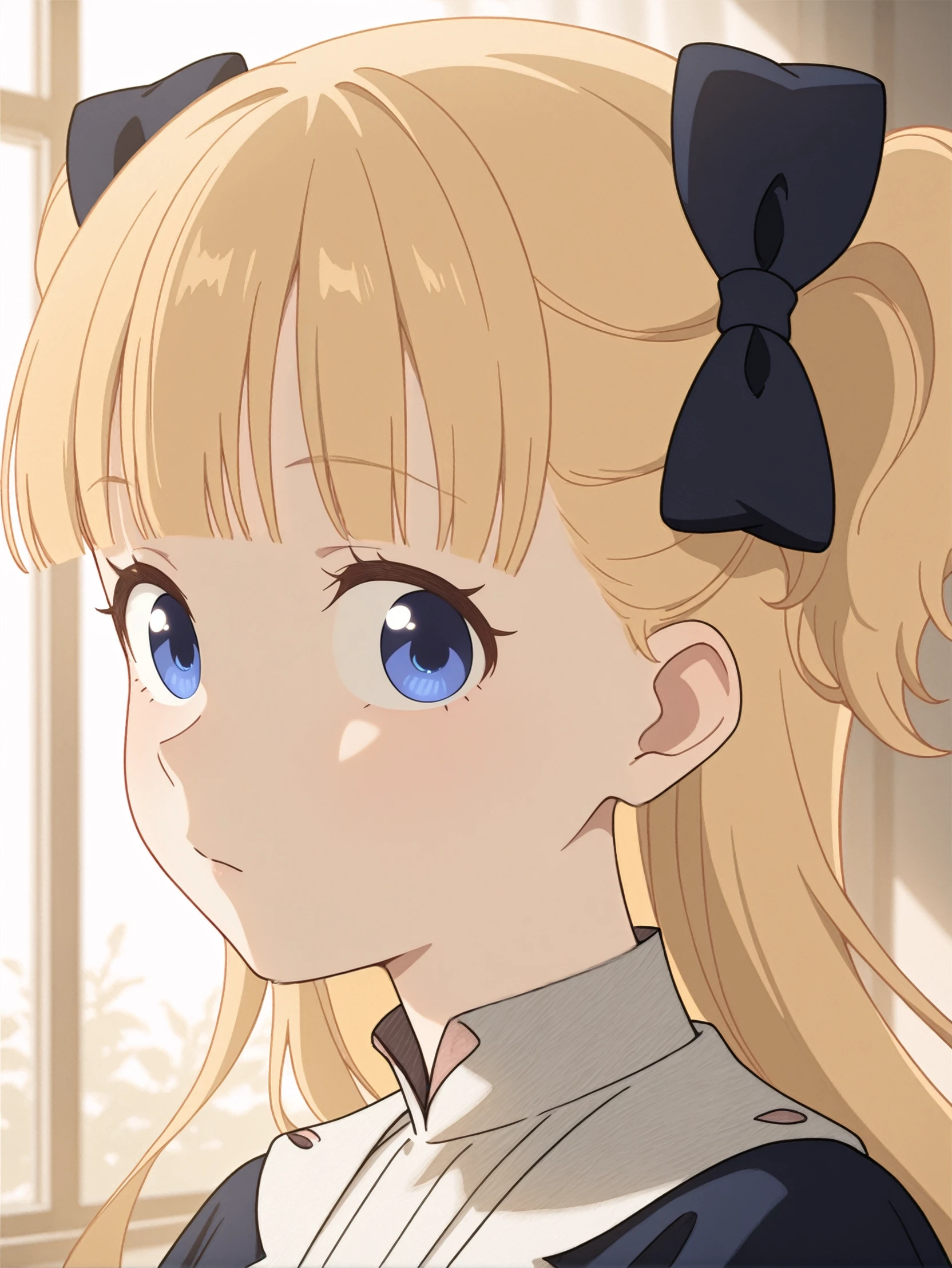 masterpiece, best quality, high resolution, very aesthetic, absurdres, newest, professional, high-quality, detailed eyes,
<lora:ILAEmilico:1.0>
AEmilico, 1girl, blonde hair, blue eyes, hair bow, blunt bangs, two side up, long hair, looking at viewer, portrait