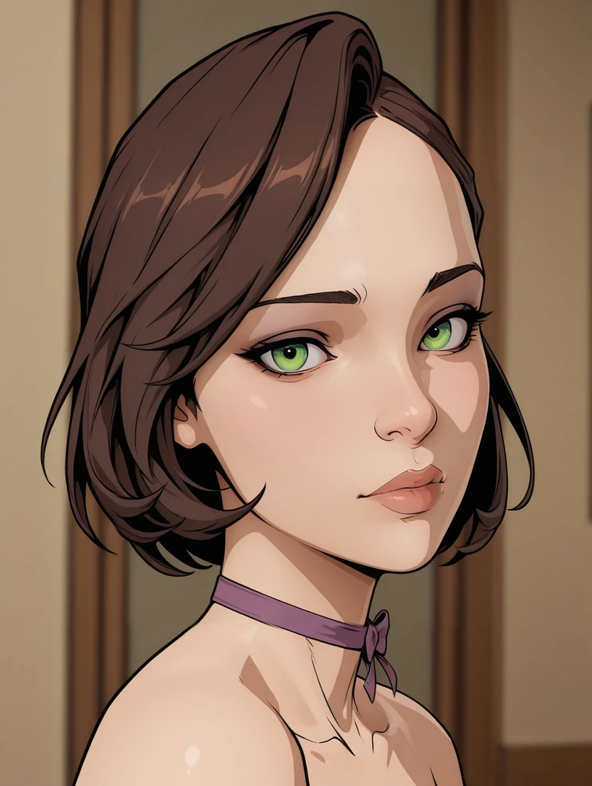 masterpiece, best quality, amazing quality, very aesthetic, absurdres, newest,
<lora:ILWolfFaith:1.0>
WolfFaith, 1girl, brown hair, green eyes, short hair, bow, looking at viewer, portrait