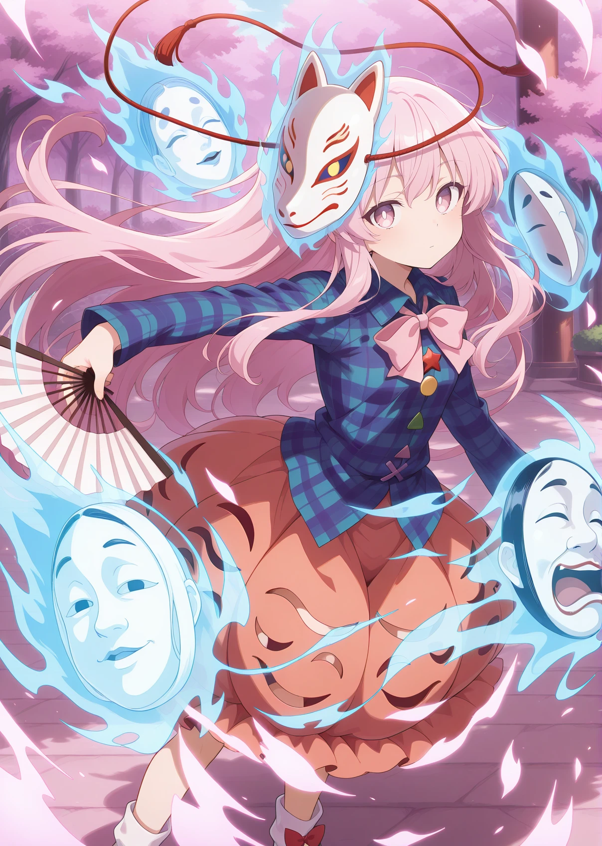 Hata no Kokoro (Touhou Project) Illustrious