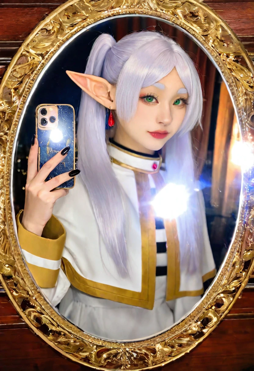 -自拍、发光手机、美丽亚洲女人-Selfie、 glowing phone、beautiful asian woman、ulzzang NOOB-V1