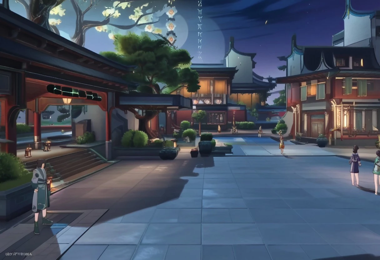 Honkai Star Rail - The Xianzhou Luofu - Exalting Sanctum | Background V1