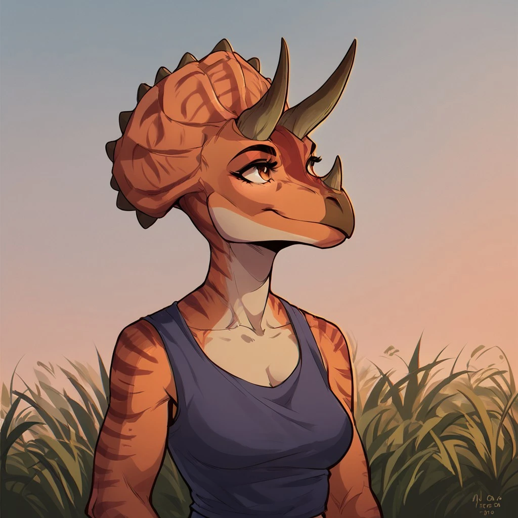 Anthro Triceratops [for pony]