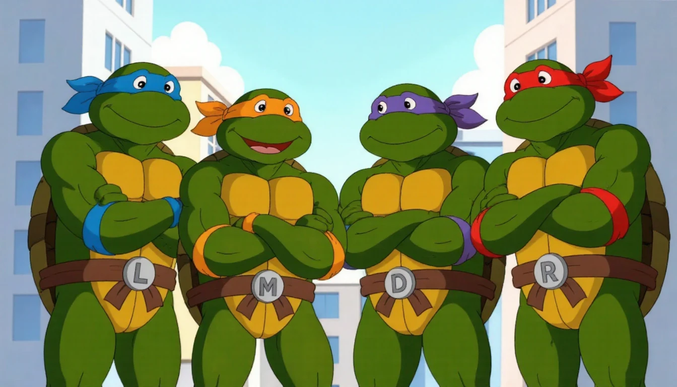 Teenage Mutant Ninja Turtles  (TMNT) - 90s Cartoon Animation Series [FLUX]