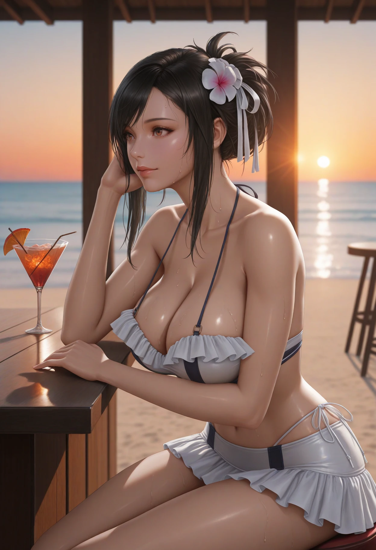 Tifa Lockhart (Final Fantasy 7) (Outfit Collection 23 Outfits) Advent Children Casual