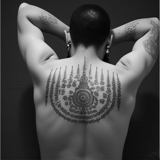 Thai Spiritual SAK YANT Tattoo (Not Khmer) V1