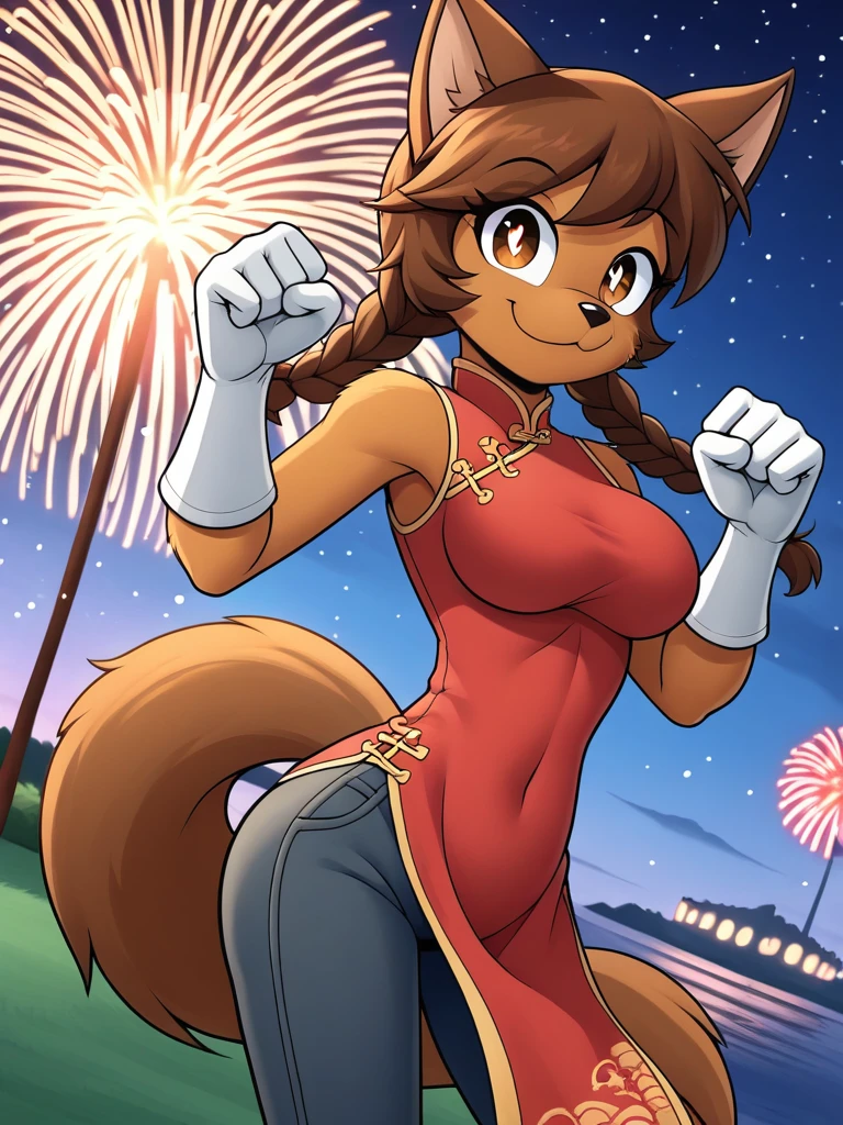 absurd res, anthro, big breasts, blonde hair, breasts, christmas, clothed, clothing, felid, female, fireworks, fur, hair, hi res, holidays, line art, lingerie, looking at viewer, mammal, new year, night, nipples, open mouth, outside, pantherine, photoshop, sady, sharperit, simple background, smile, solo, tiger, topwear