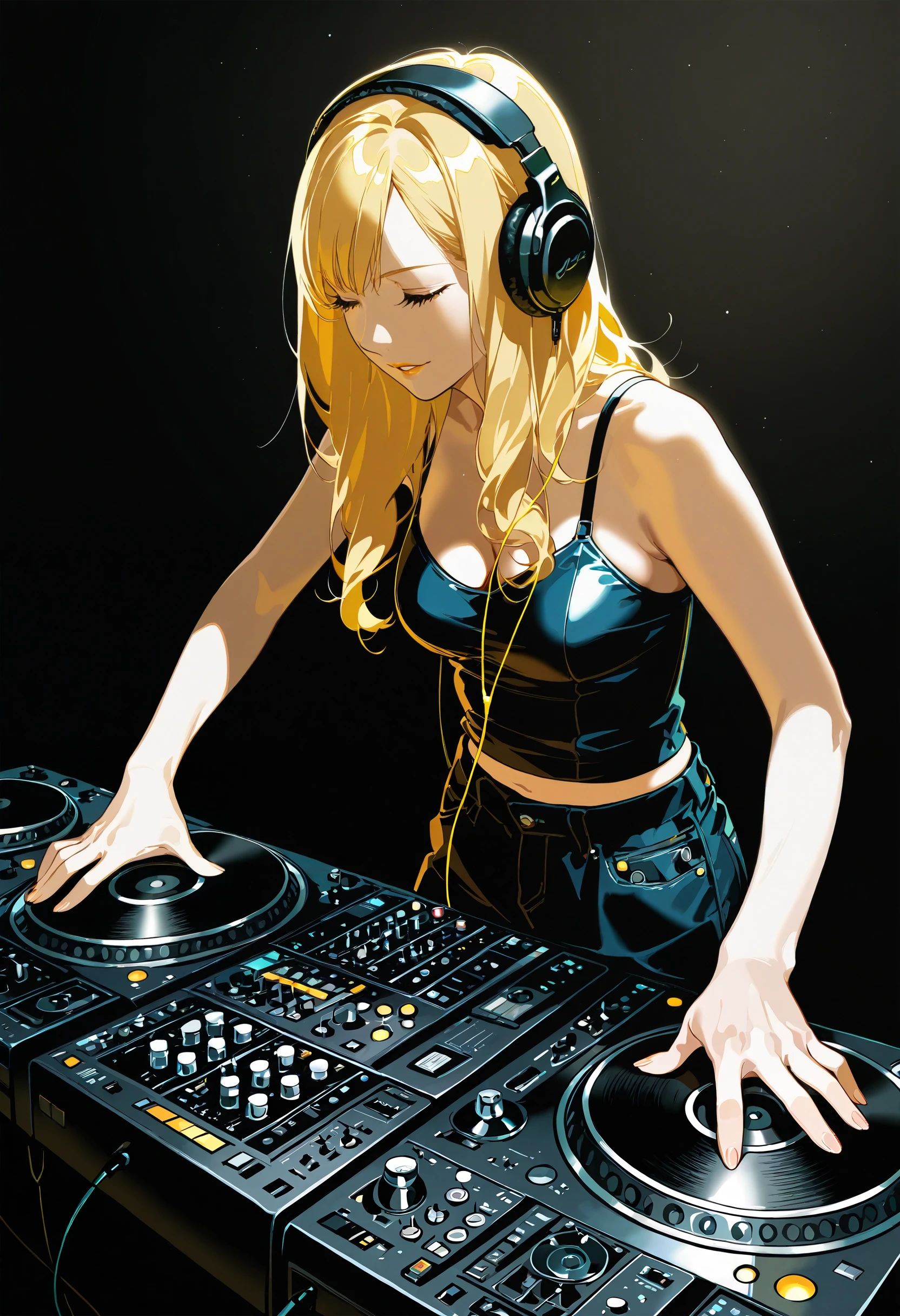 Disc Jockey - DJ illust