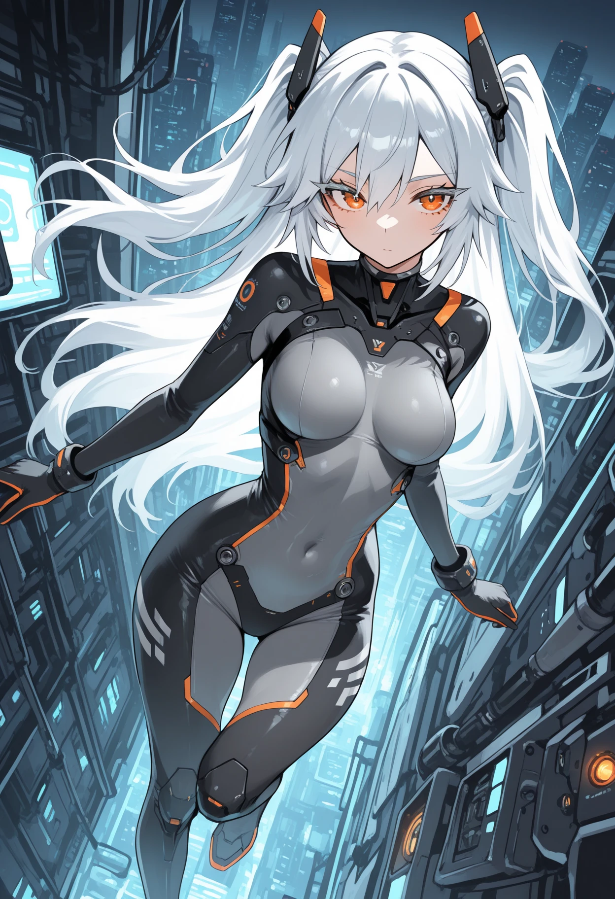 (masterpiece), (best movie quality), ((extremely detailed)), (very detailed settings:1), Beautiful woman bent over on the ground inserting a dildo into her vagina, A large amount of white fluid is overflowing from the female genitals, A cyber army sniper who is good at shooting., (The white juice overflowing from the female genitals、When 100ml is accumulated, it can be transformed into a bullet.), (The special suit can increase the sensitivity of erogenous zones five times more than normal.),