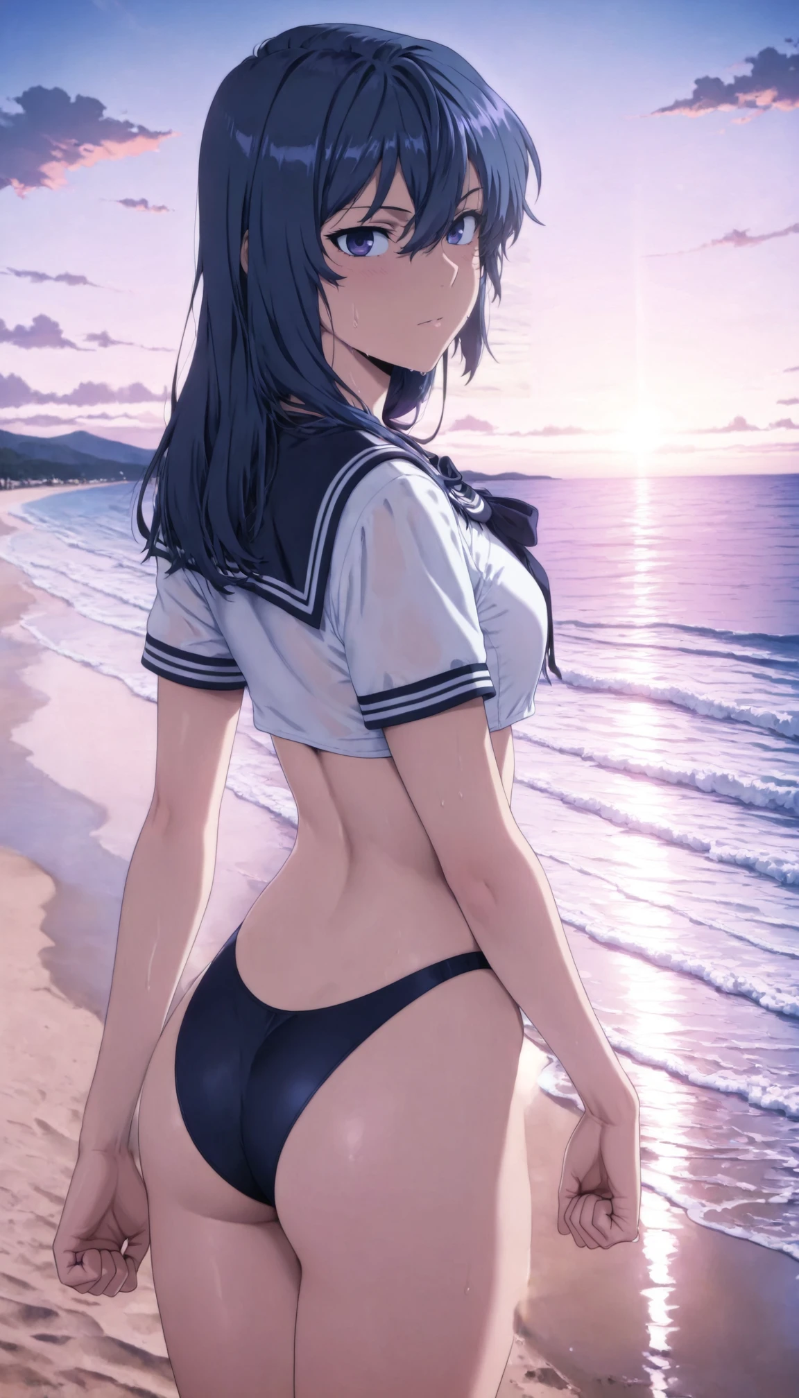 Sailor High Leg Bikini Illustrious