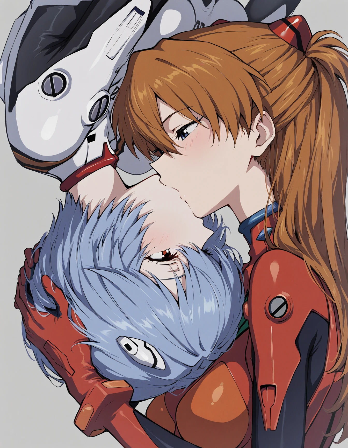 Upside down kiss / Pose LoRA / NoobAI v1.0
