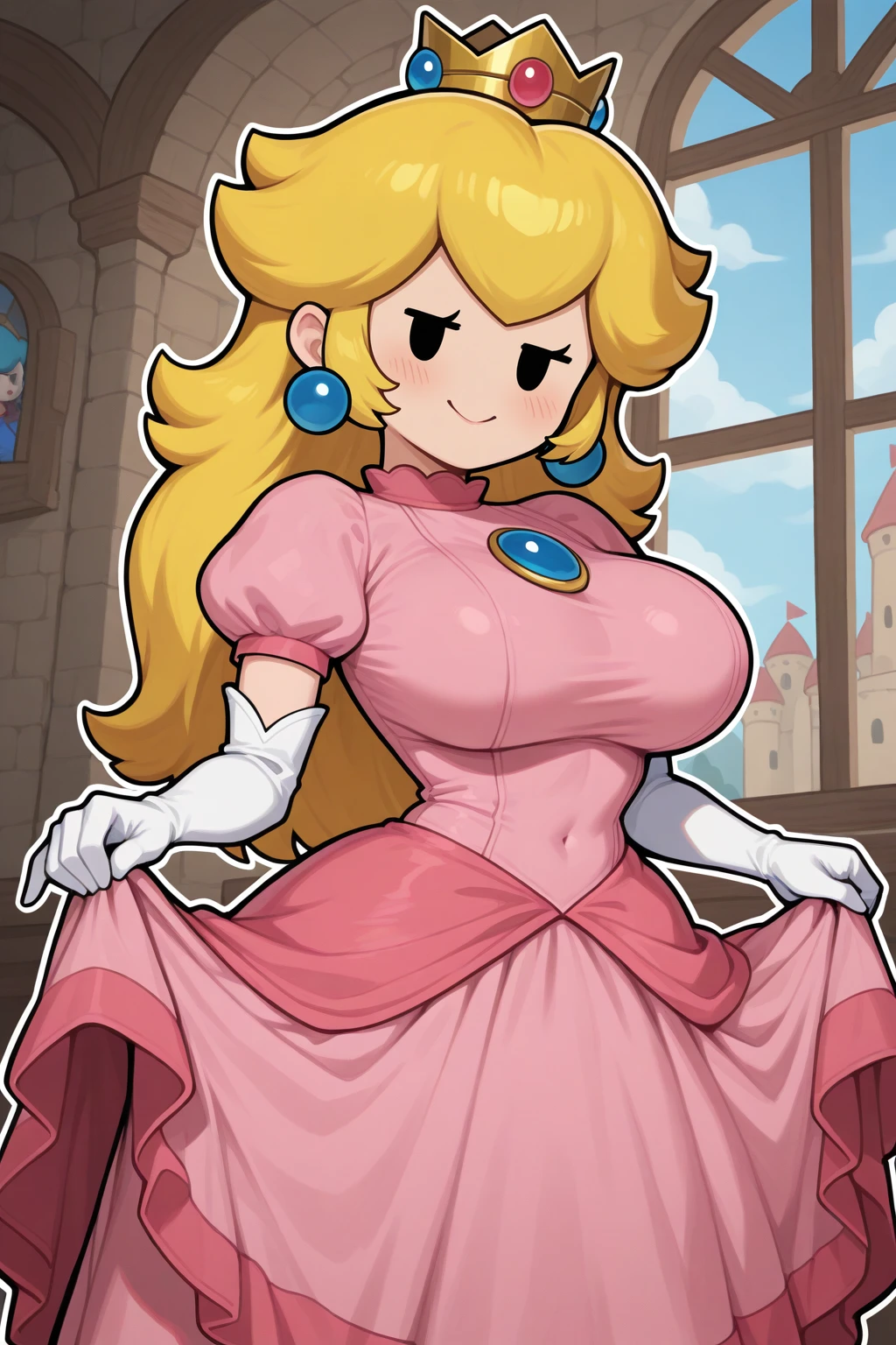 Paper Peach / Paper Mario Princess Peach (PDXL and Noob) Noob