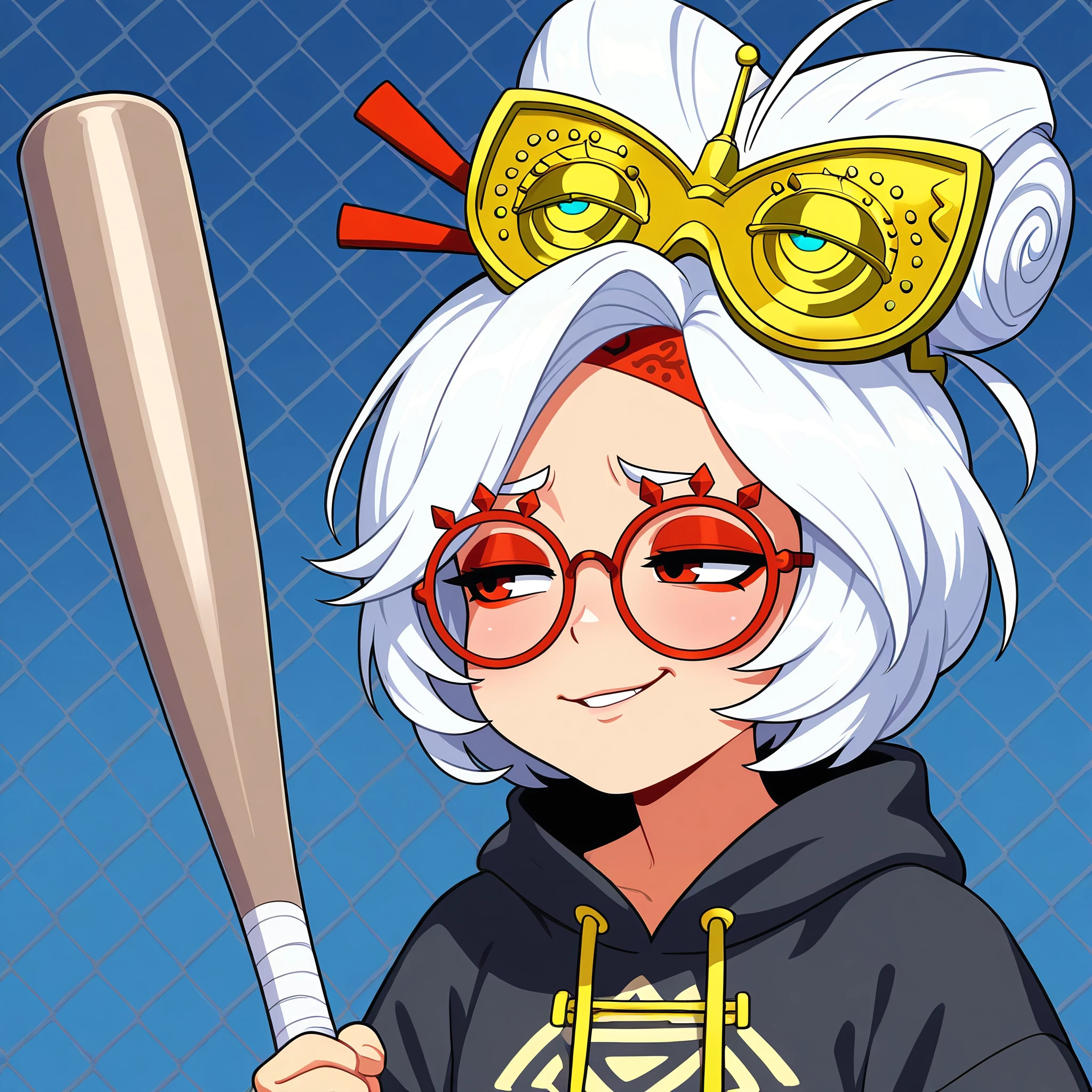 George Constanza Baseball Bat Meme (Illustrious) V1