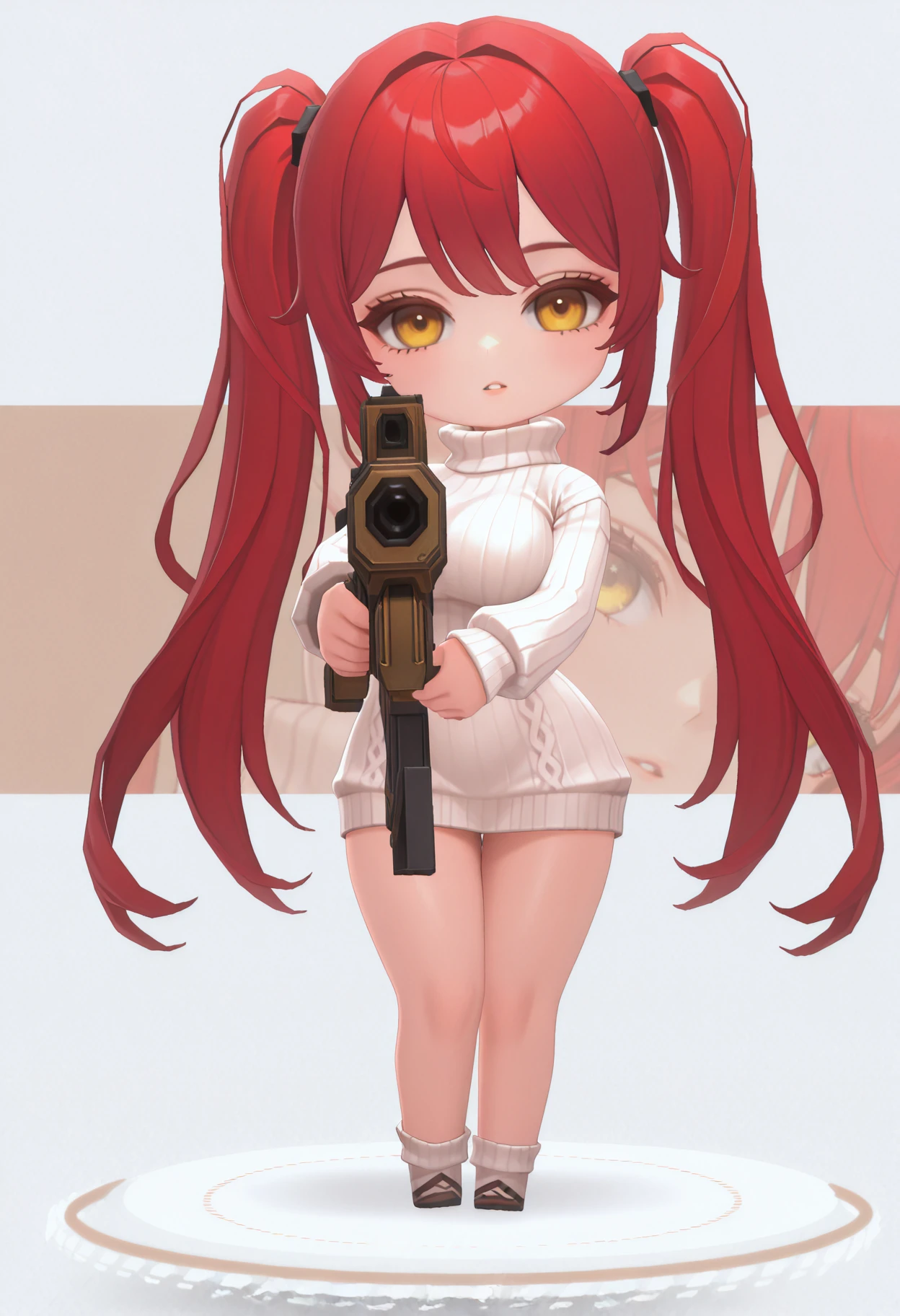 Goddess of Victory: NIKKE Chibi (Style) SDXL LoRA [Illustrious] nikke-chibi-richy-v1_ixl