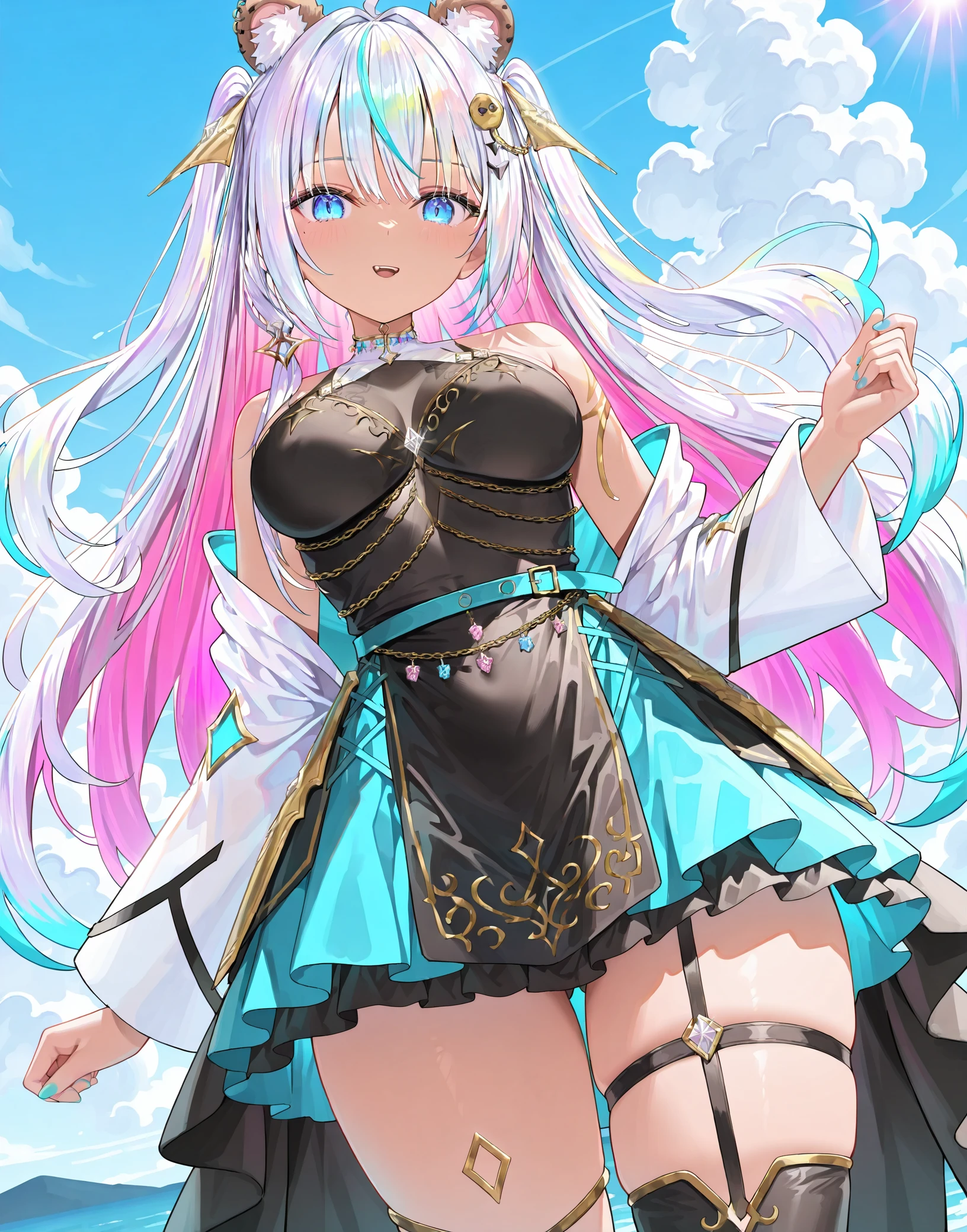 masterpiece, perfect quality, best quality, absolutely eye-catching, absurdres, highres, newest, <lora:cookieswirlcIllustriousXL10:1>, 1girl, cookieswirlc,