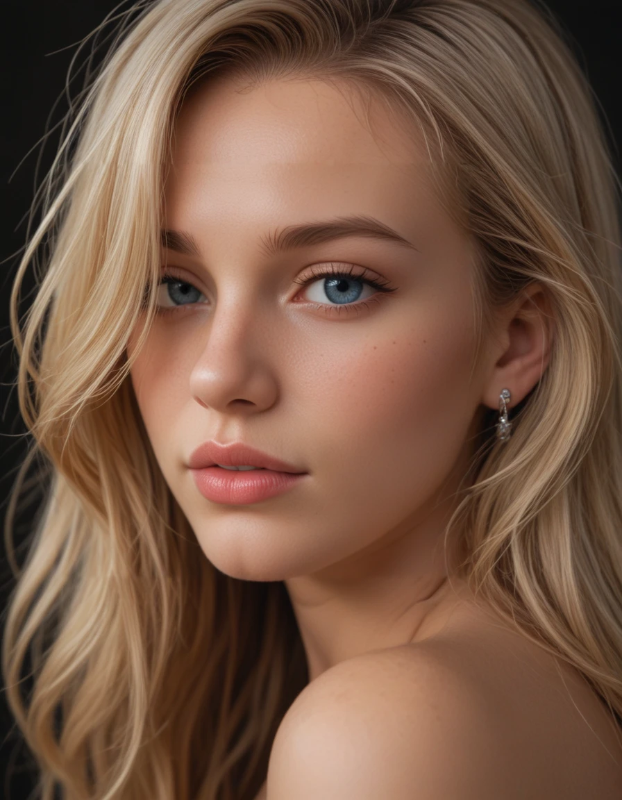 Stable_Yogis_PDXL_Positives
digital art, female portrait, close up, glowing, neon, high-resolution, gotoh_hitori, Goth girl 1girl, 8k, masterpiece, best quality, highly detailed, realistic, amazing quality, very aesthetic, absurdres, newest, gradient colors, bright, background, masterpiece, best quality, amazing quality, very aesthetic, volumetric lighting, ambient occlusion, longhair, side profile, flame red colour hair, long hair, hair over one eye, fingernails, eyelashes, full lips, mole under eye, Pale white skin, makeup, half-open eyes, portrait, lipstick, close up, nose, stud earrings, black lips, mascara, realistic, Cinematic Lighting, bare shoulder, solemn look, oled black background, strong shadows