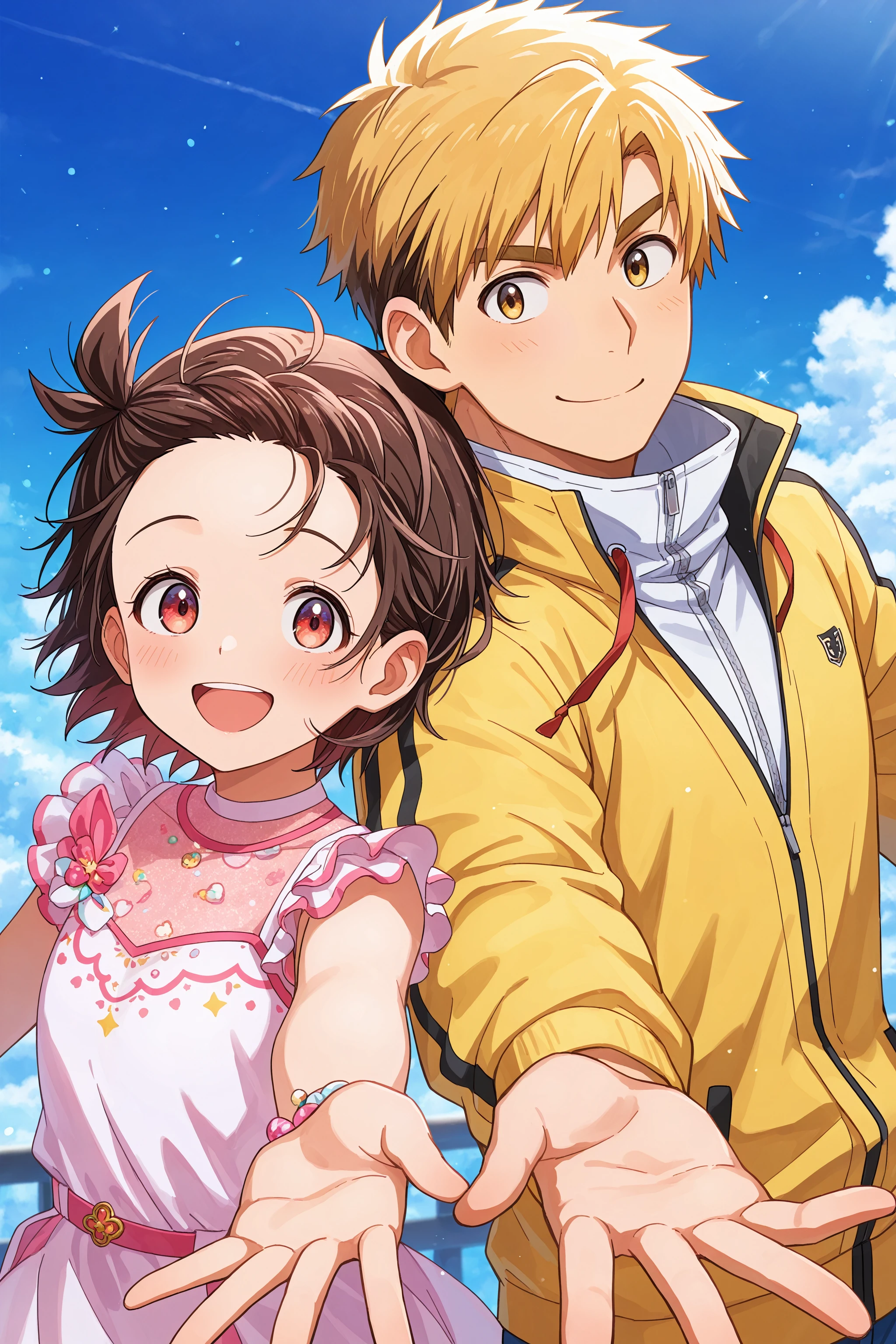masterpiece, best quality, absurdres, safe
1girl, 1boy, side-by-side, yuitsuka inori, outstretched arm, smile
BREAK
masterpiece, best quality, absurdres, safe
1girl, 1boy, side-by-side, akeuraji tsukasa, outstretched arm, smile
<lora:ice_skates_il_1_d16:1>