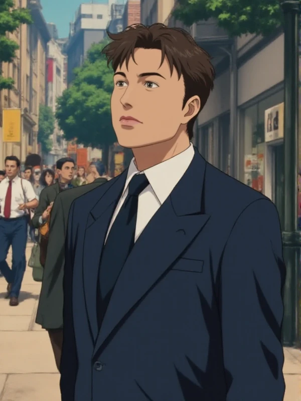 <lora:90s_Anime:0.9> 90s anime  <lora:Elon Musk V2:0.9> Elon Musk a man in a suit
