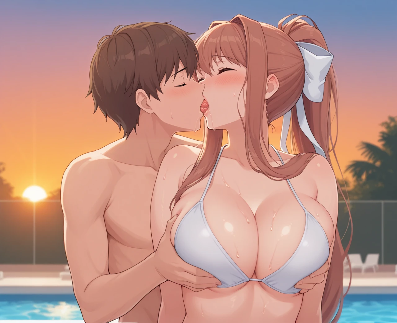 Hentai Style French Kiss | LoRA v1.0