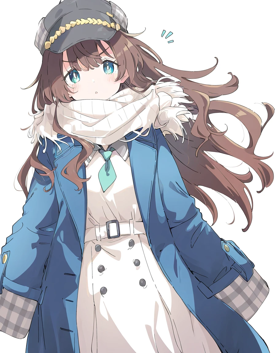 1girl,solo,looking at viewer,simple background,white background,cowboy shot,marcus,hat,<lora:marcus-000008:1>,, masterpiece, best quality, very aesthetic, absurdres,newest, incredibly absurdres,, (Ixy:0.6)),(hiten \(hitenkei\):0.7),