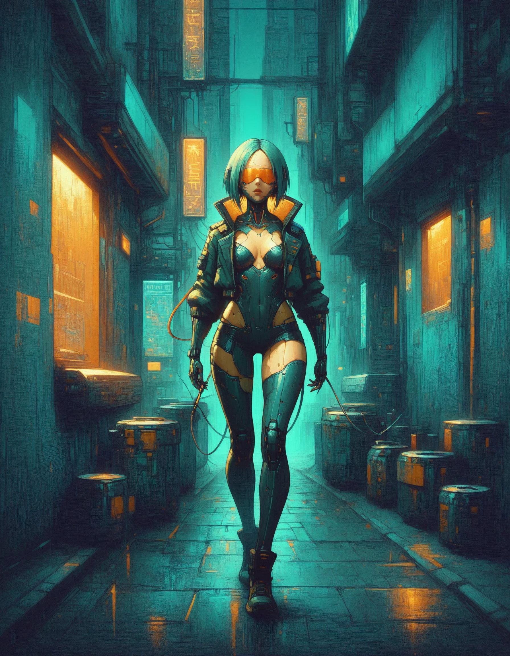 Neon Cyberpunk Impressionism [FL/XL/IL/PD/1.5]