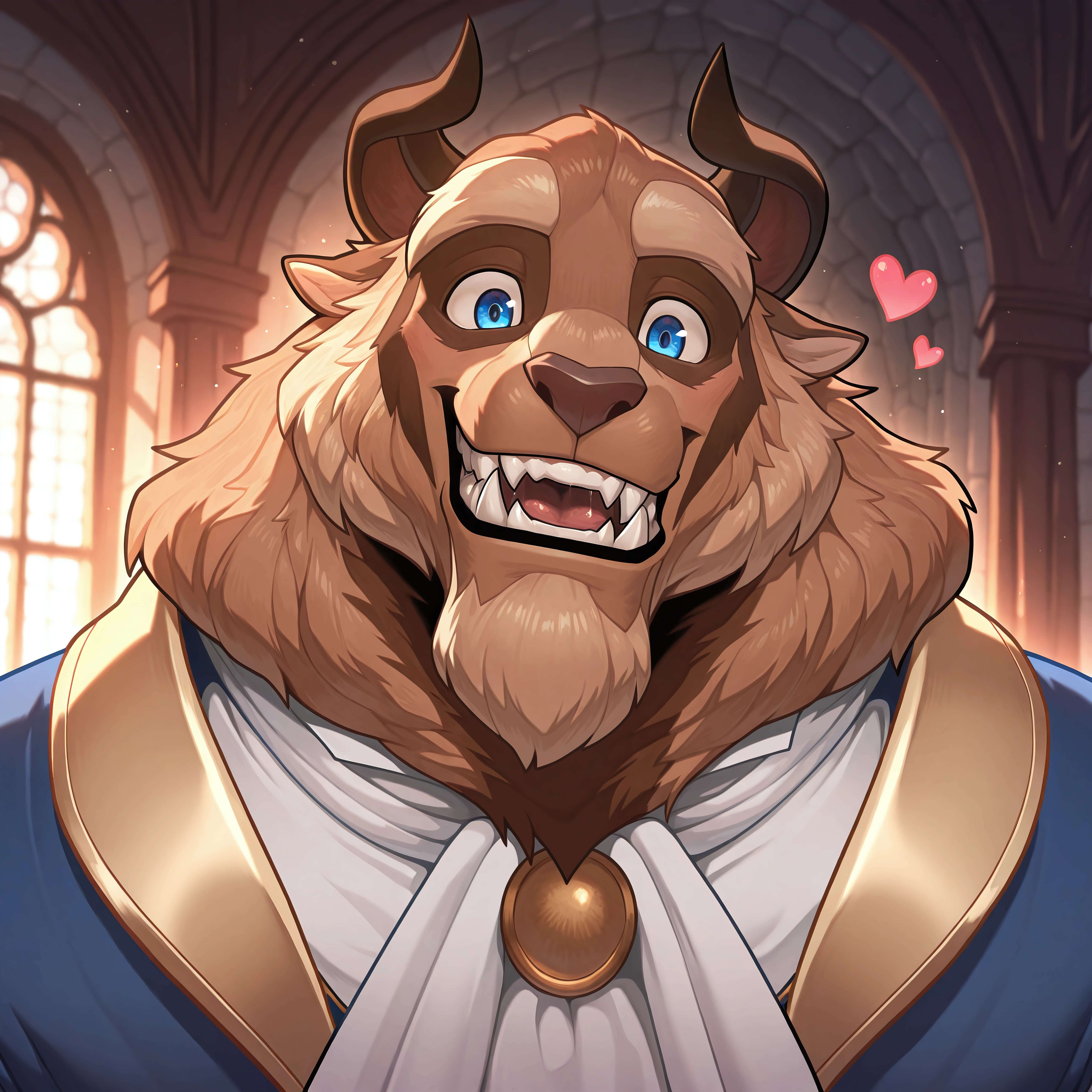 Beast and Gaston (Disney) V1