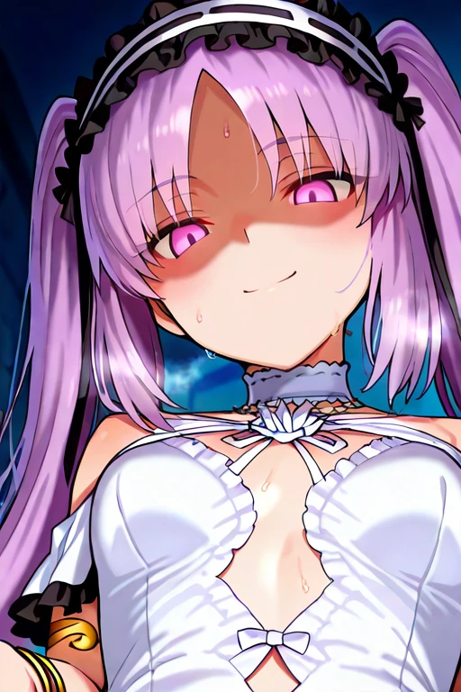 prison, femdom, dominatrix, ((looking down at viewer)), ((from below)), ((completely naked)), ((female all fours)), evil smile,
One girl, Long Hair, Purple eyes, chest, looking down at viewer, Ahoge, very Long Hair, large breasts, ribbon, hair ribbon, ponytail, bangs,