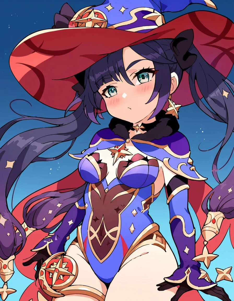 score_9, score_8_up, score_7_up, score_6_up, source_anime, anime coloring, <lora:by_enamiru-pony-000017:0.8> by enamiru, solo, mona_(genshin_impact), genshin_impact, 1girl, black_hair, green_eyes