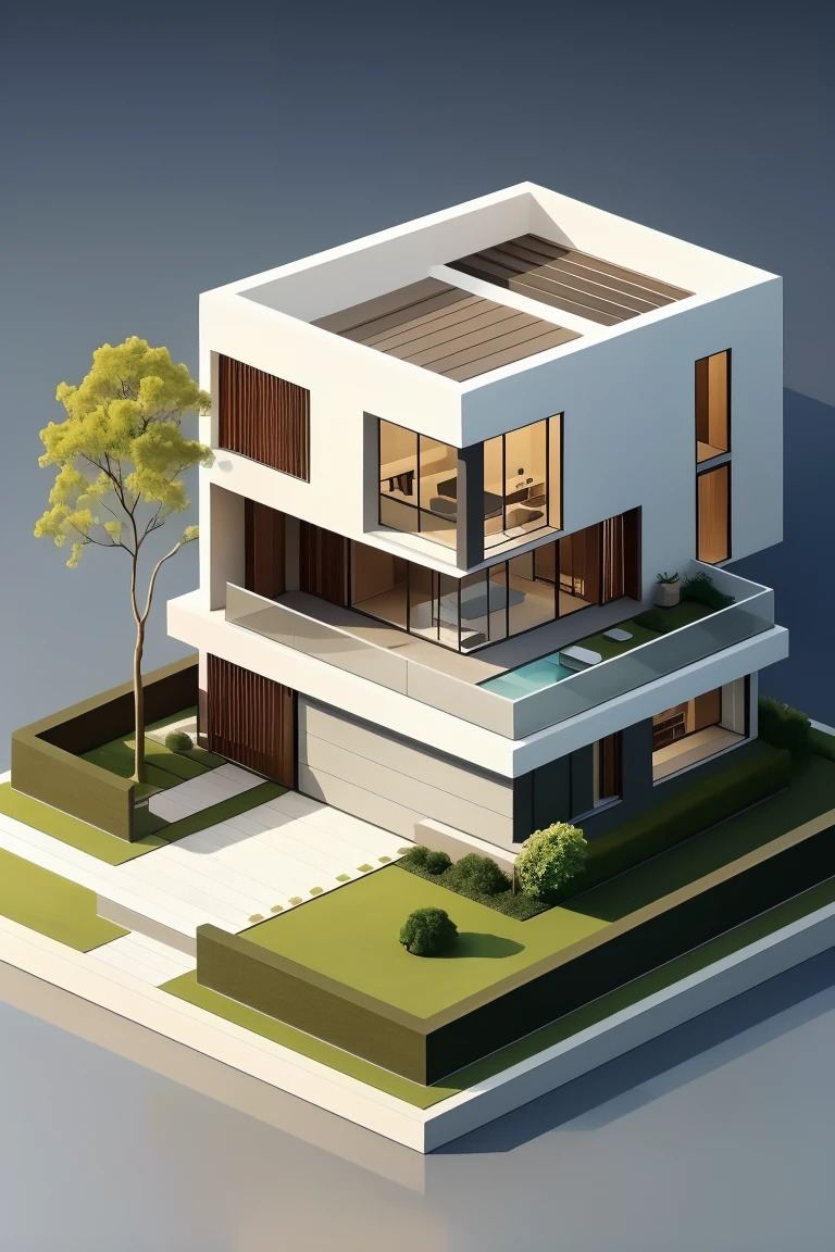 <lora:JJsIsometricHouse:1> ,((isometric house)),scenery, tree, stairs, window, plant, door, building, outdoors, potted plant, house, grass, ground vehicle, motor vehicle, simple background