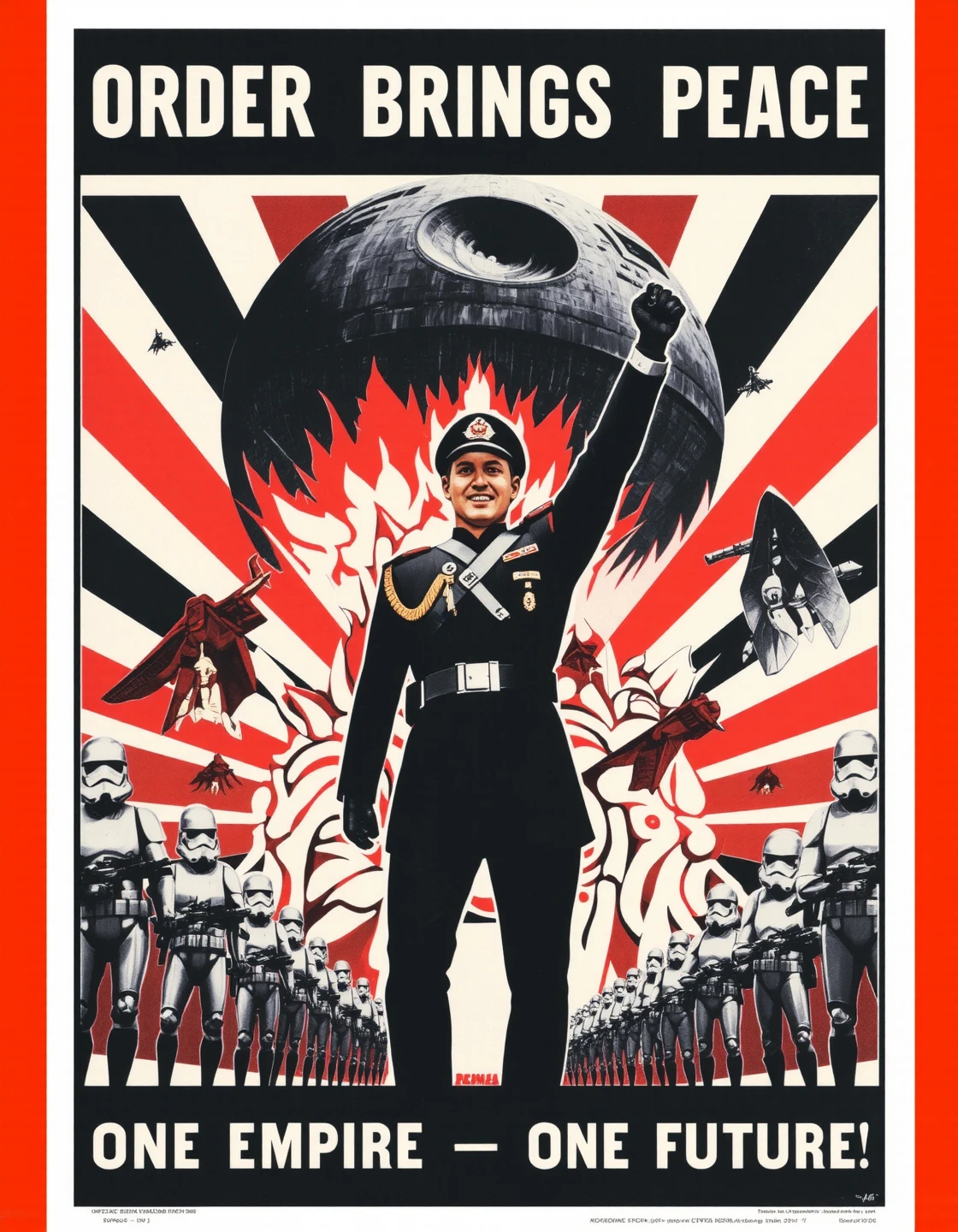 A highly detailed propaganda poster, watch anime, pop art, typography, vintage paper, the rule of thirds, trending on artstation, UHD