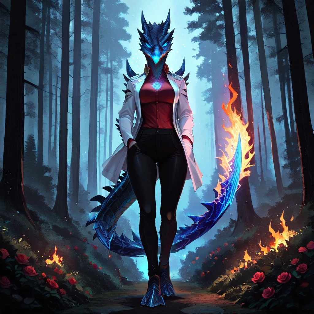 masterpiece,amazing quality,best quality,ultra-detailed,8K,illustration,CG, ultra-detailed-eyes, detailed background,rose garden
masterpiece, best quality, good quality, very awa, newest, highres, absurdres,
glowing,
BREAK
masterpiece, best quality, good quality, newest, highres, absurdres, volumetric lighting,gradient color, uncensored,
BREAK
raytracing, volumetric lighting, ambient occlusion, girl, background, masterpiece, best quality, very awa, absurdres,
BREAK
ambient occlusion, raytracing, soft lighting, blum effect, masterpiece, absolutely eye-catching, particles, glow, shining, intricate cinematic background,
BREAK
Glavenus, solo, 1girl, forest, pants, nature, tree, outdoors, blue eyes, hand in pocket, fire, shirt, tail, full body, white jacket, black pants, breasts, jacket, open clothes, standing, glowing