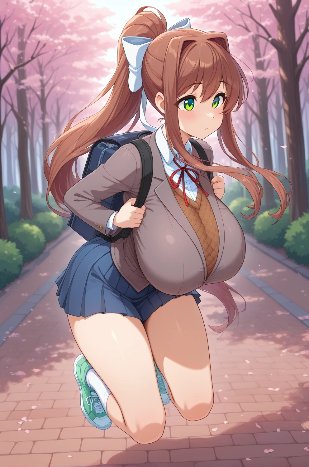 Monika-Doki Doli Liteature Club-Ilustrious IL-Monika