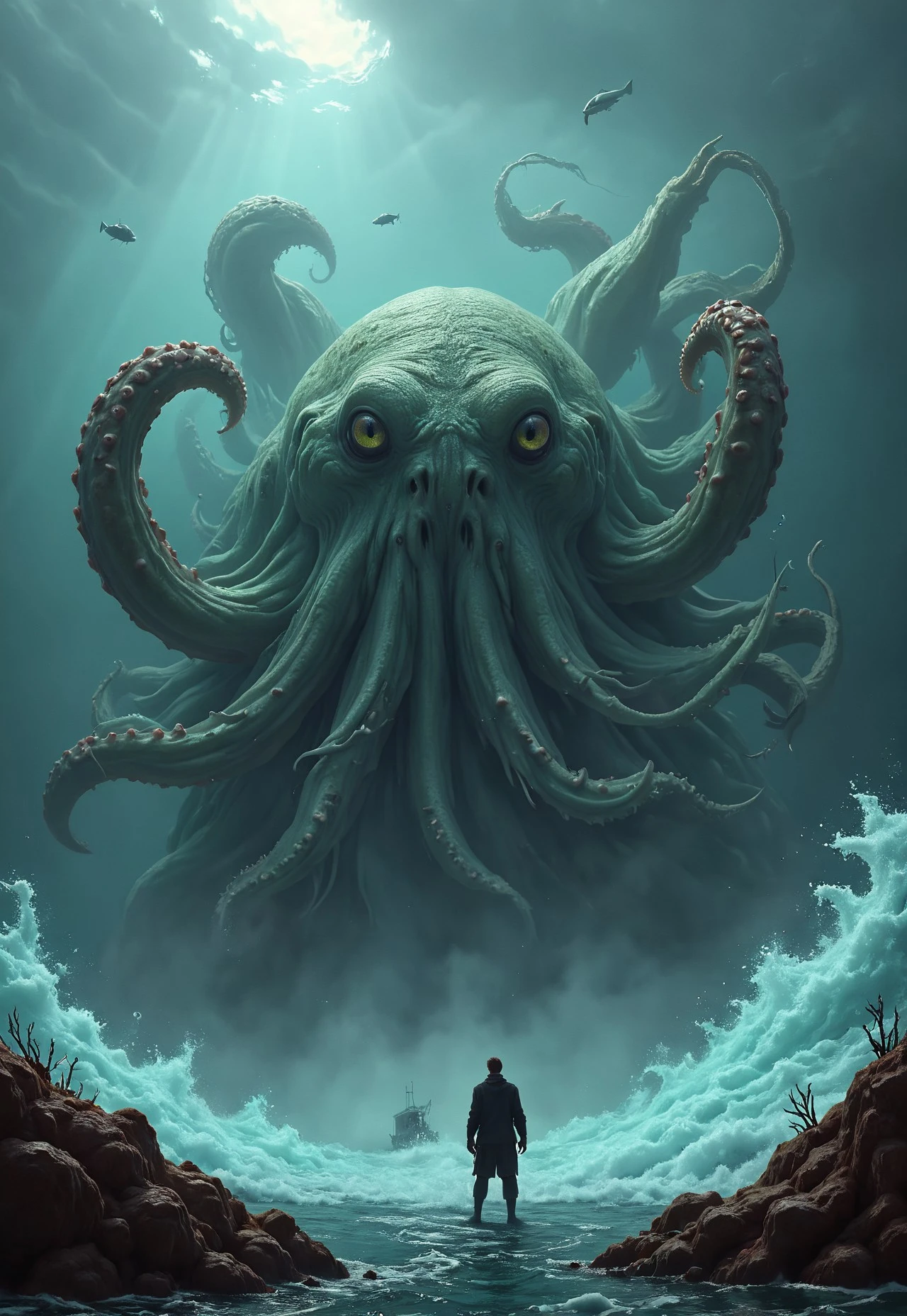 cinematic giant kraken