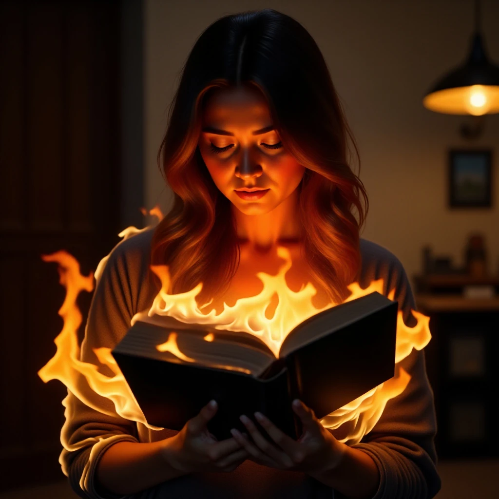 Flaming - on fire