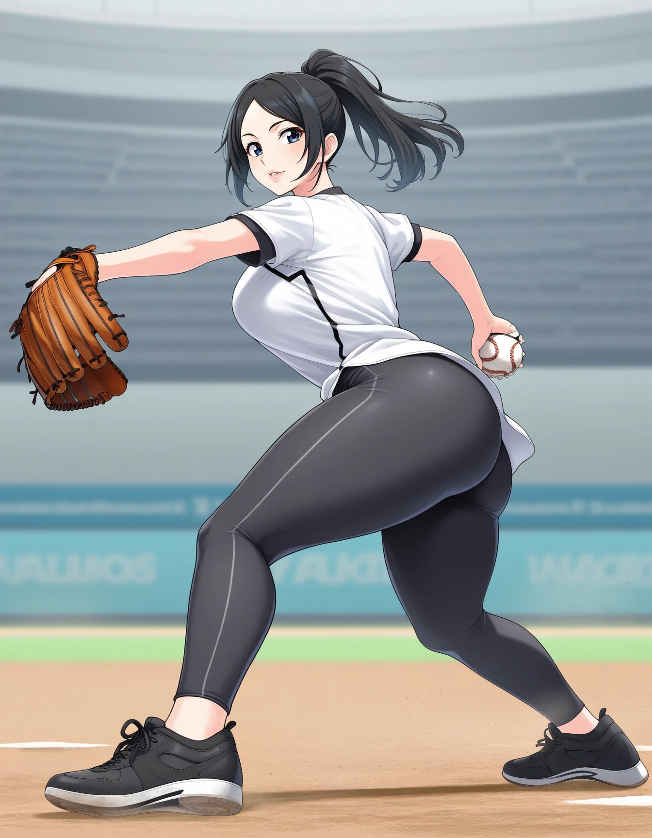 Baseball pitching pose / Pose LoRA v1.0